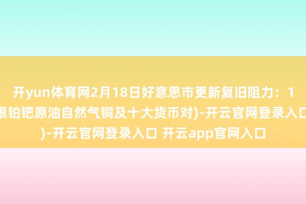 开yun体育网2月18日好意思市更新复旧阻力：18品种复旧阻力(金银铂钯原油自然气铜及十大货币对)-开云官网登录入口 开云app官网入口
